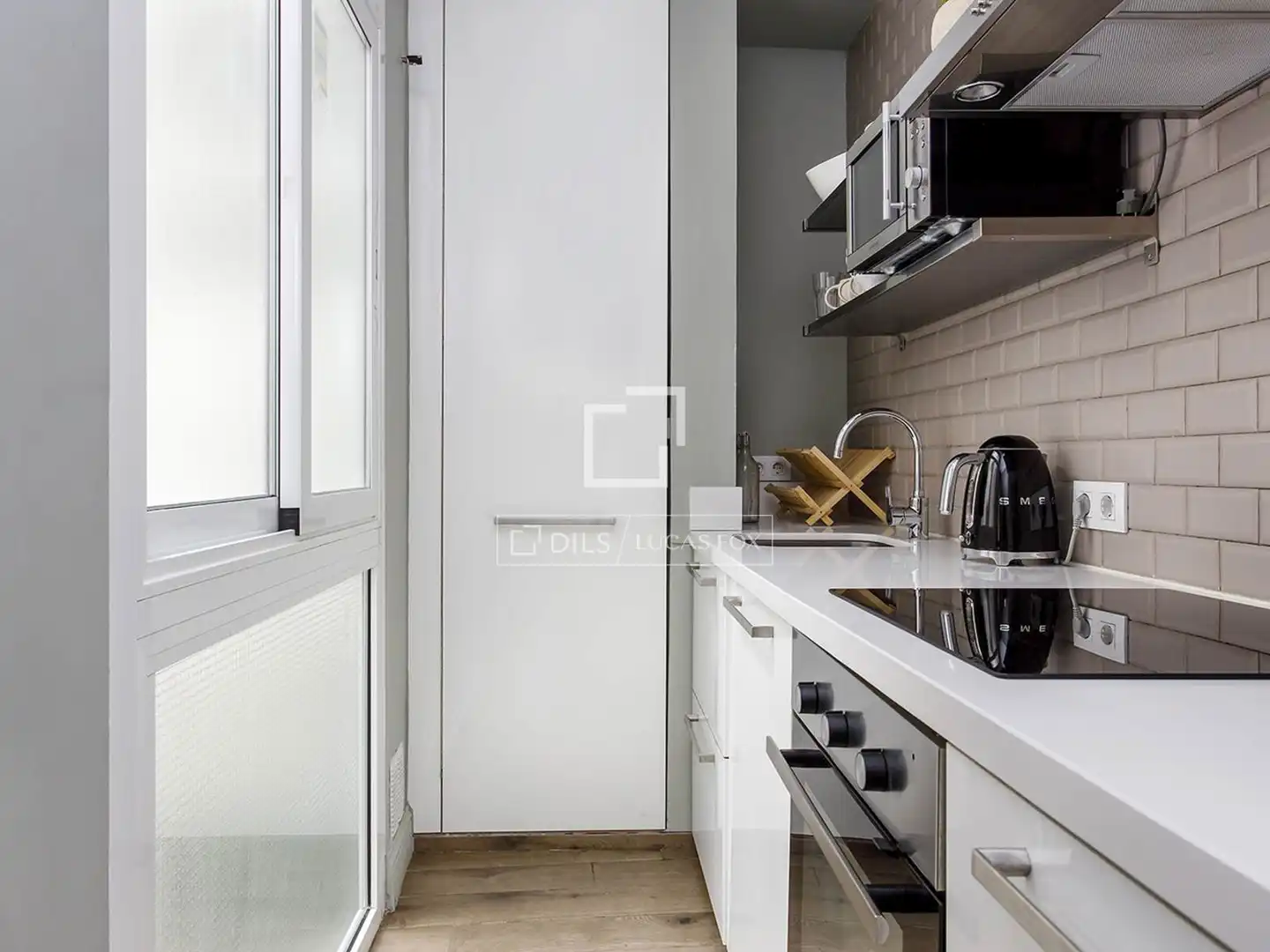 Kitchen of Flat for sale in Barcelona  with Air Conditioner, Heating and Furnished