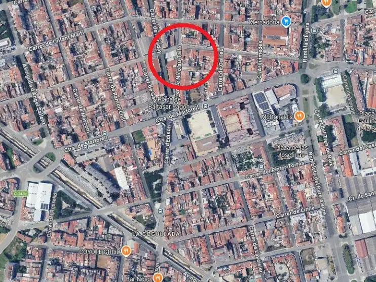 Vista exterior de Residencial en venda en Terrassa