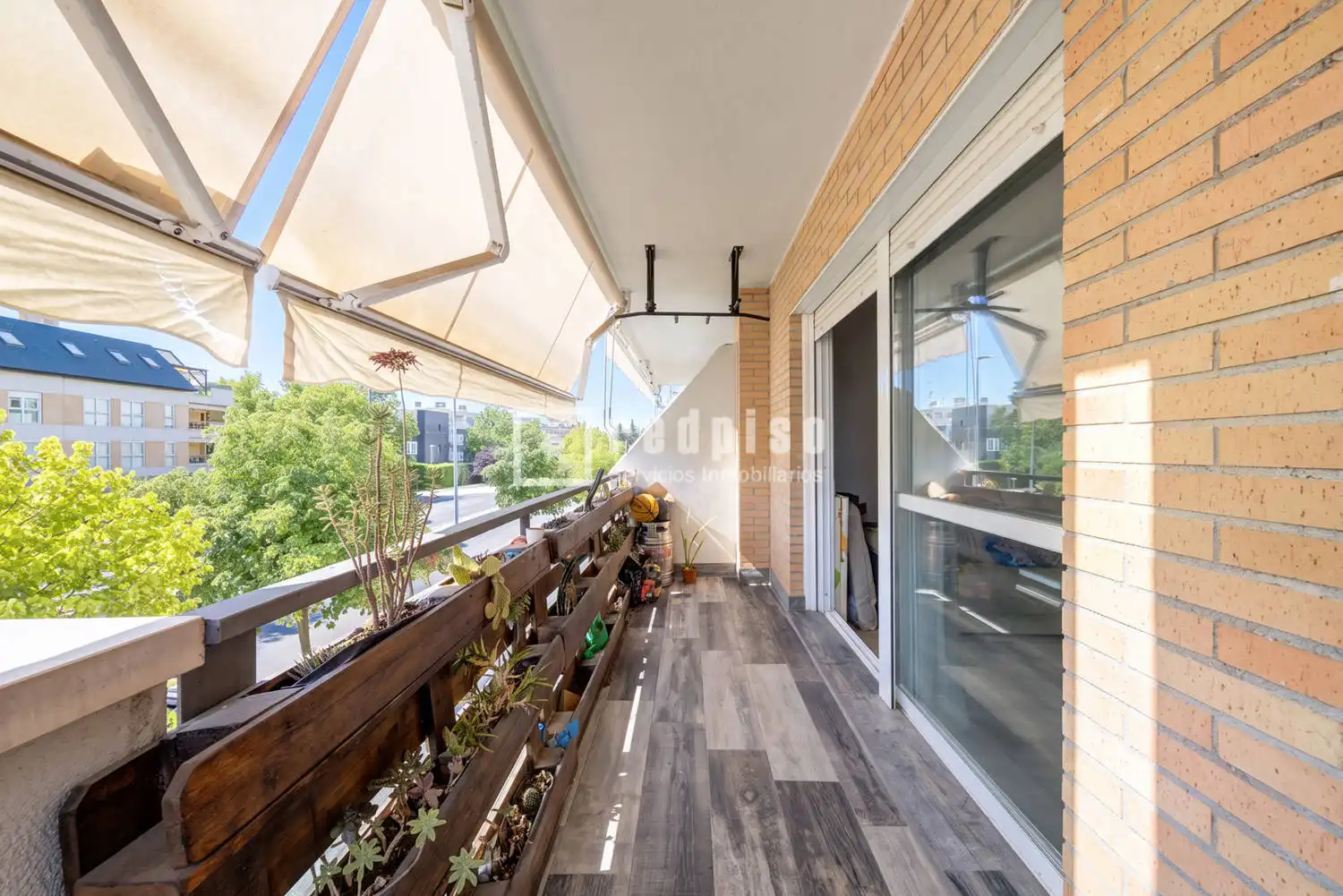 Balcony of Flat for sale in Las Rozas de Madrid  with Air Conditioner, Heating and Private garden