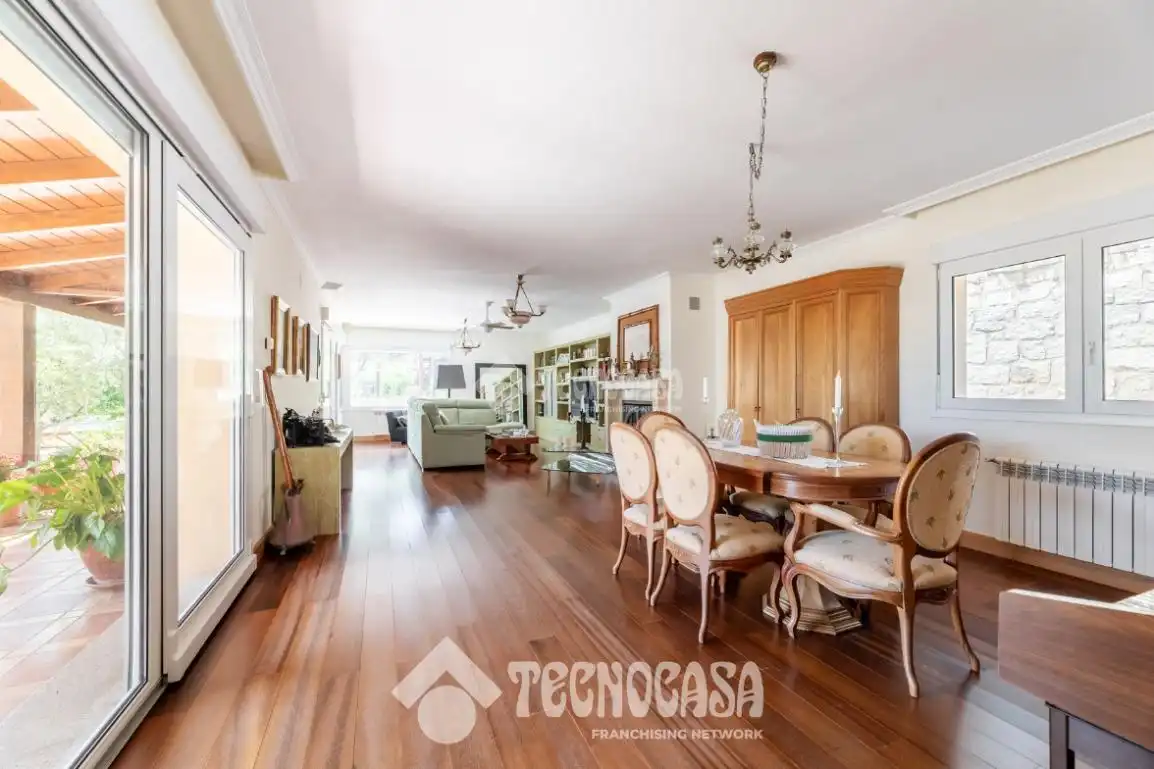 Sala de estar de Casa o chalet en venta en Hoyo de Manzanares con Calefacción y Piscina