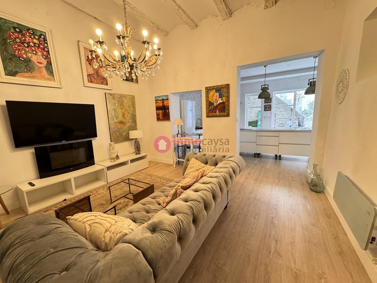 Living room of Flat to rent in Xàtiva  with Furnished