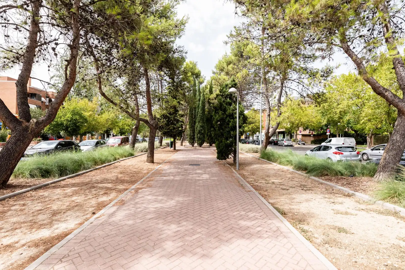 Vista exterior de Piso de alquiler en Madrid con Piscina comunitaria