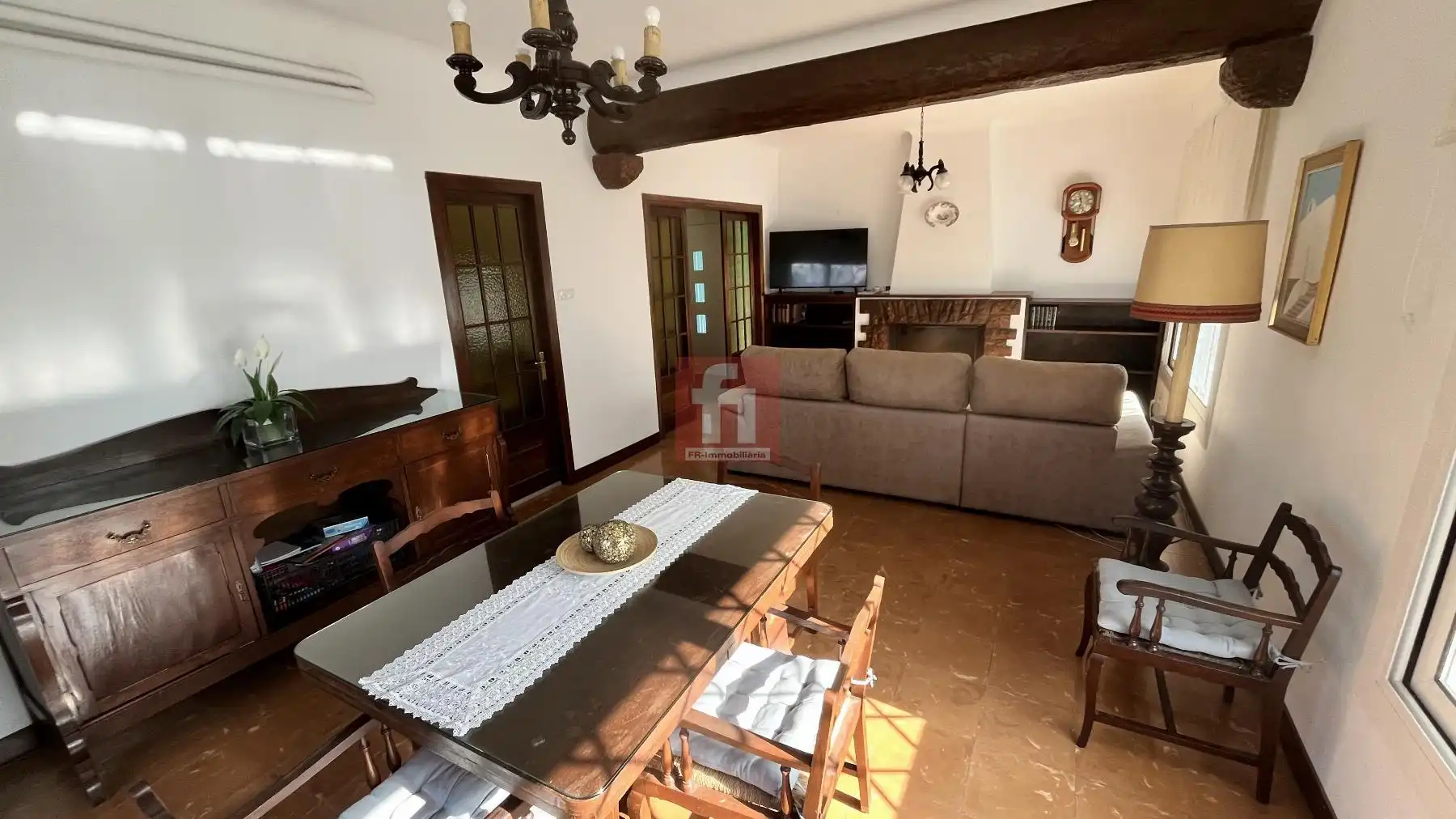 Living room of Country homes for sale in Santa Margarida I Els Monjos  with Air Conditioner, Heating and Storage room