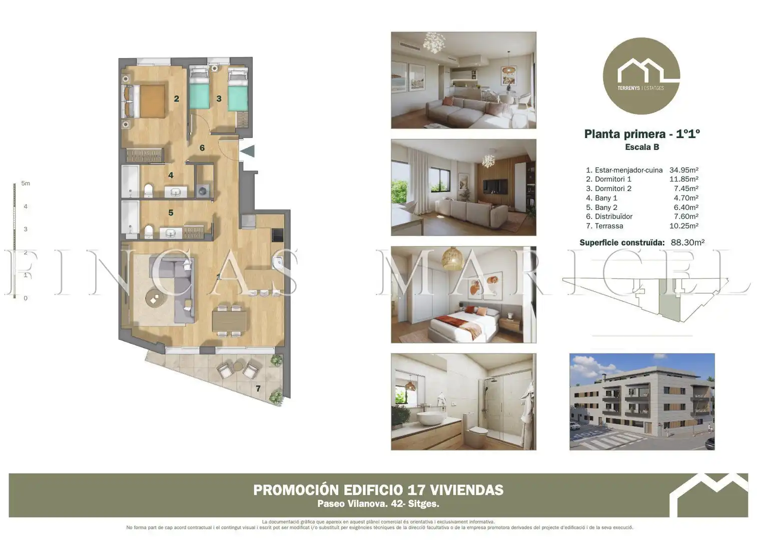 Flat for sale in Sitges  with Air Conditioner, Heating and Terrace