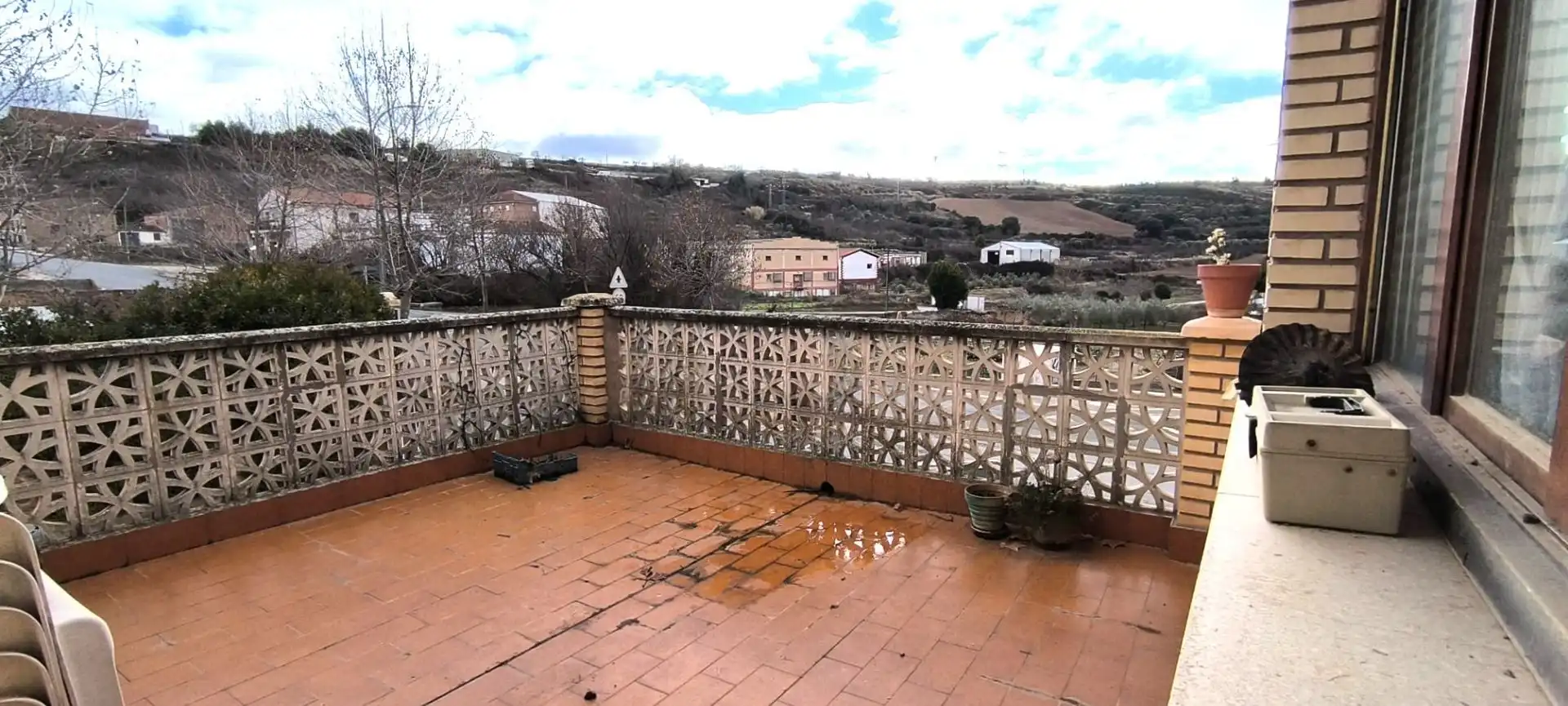 Terraza de Casa o chalet en venta en Ausejo con Calefacción, Jardín privado y Terraza