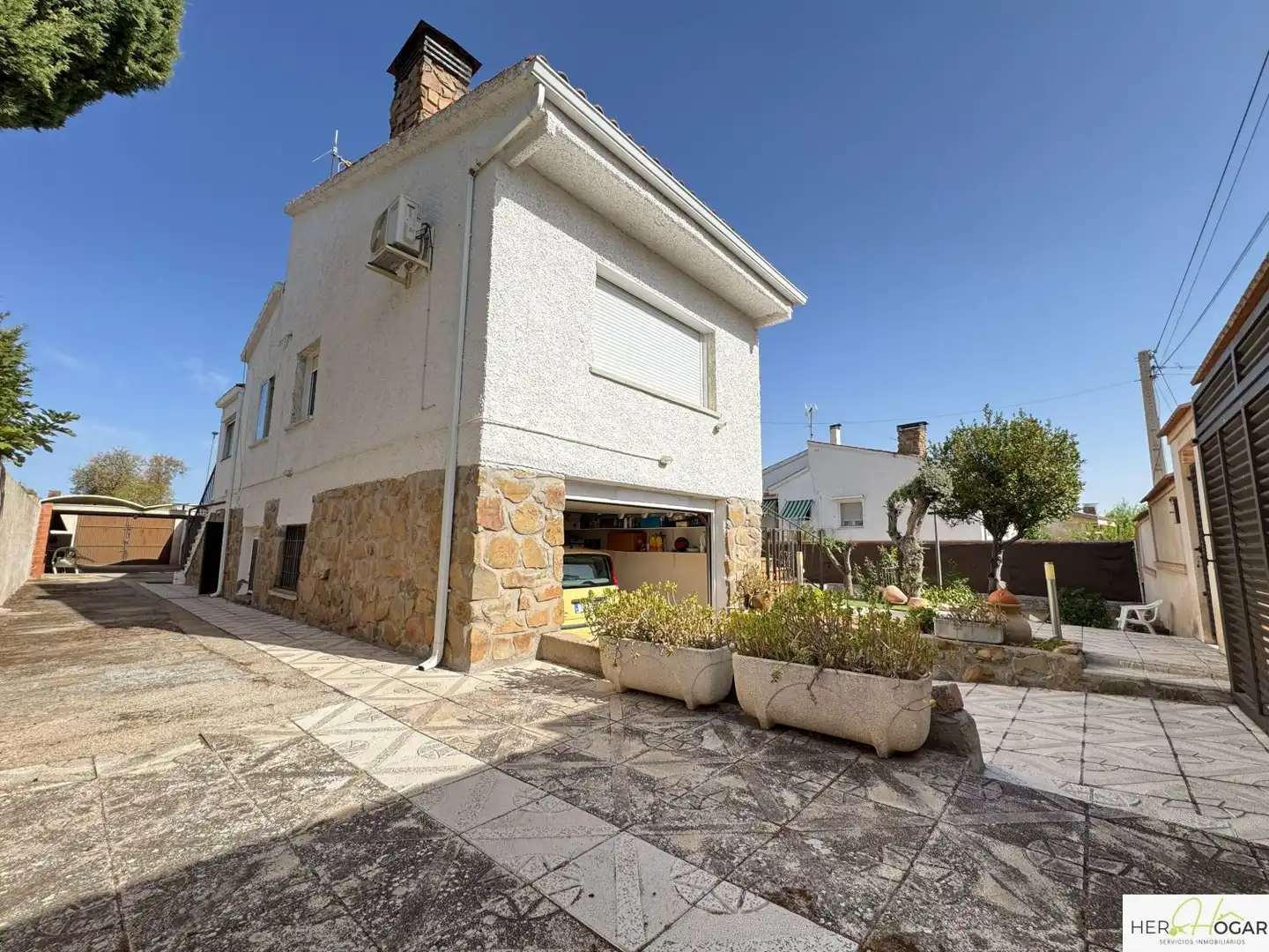 Exterior view of Houses for sale in Cobisa  with Air Conditioner, Heating and Terrace