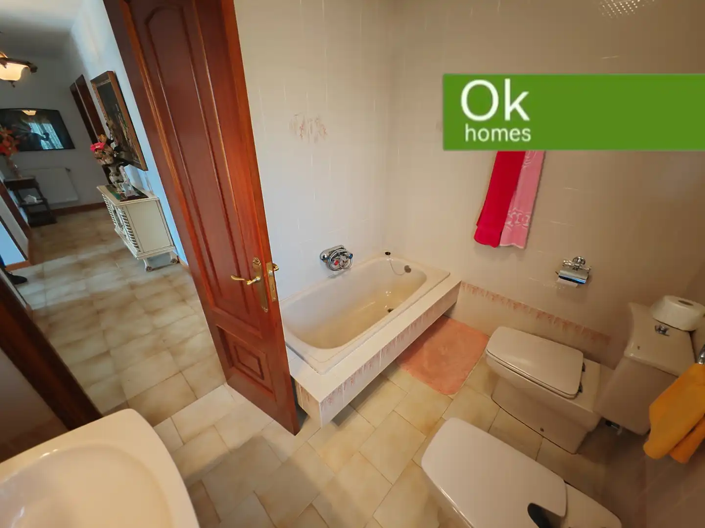 Baño de Casa o chalet en venta en Mesía con Calefacción, Jardín privado y Parquet