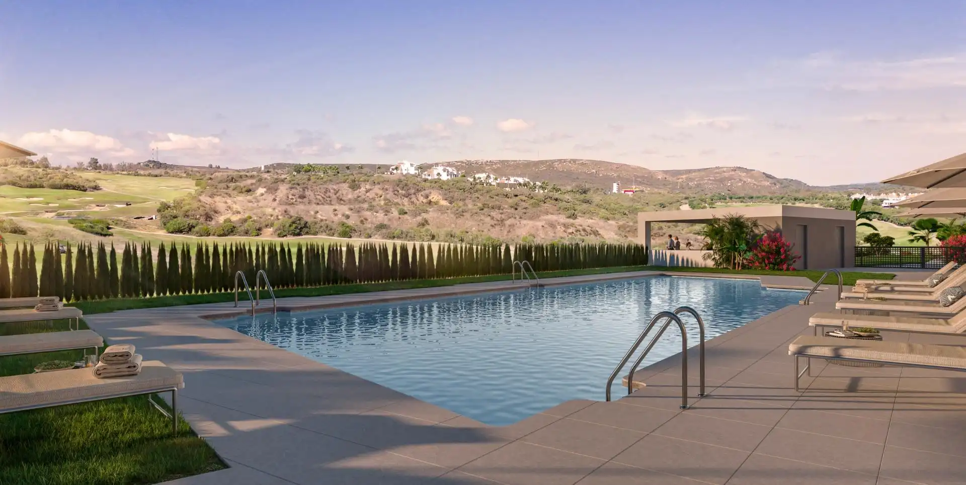 Piscina de Apartament en venda en San Roque amb Calefacció, Jardí privat i Terrassa