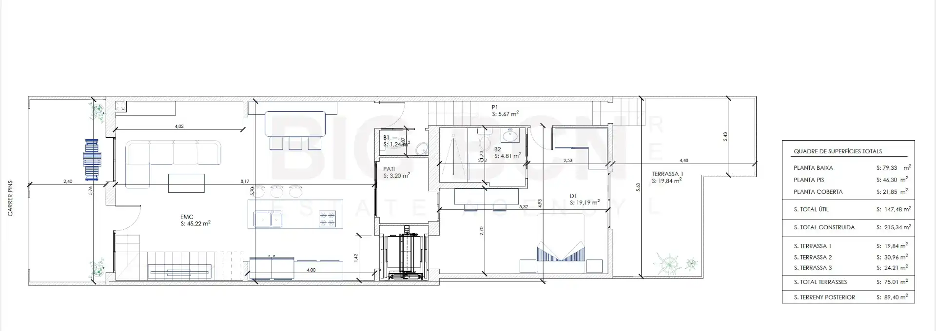 Casa o chalet en venta en Esplugues de Llobregat con Aire acondicionado, Calefacción y Jardín privado