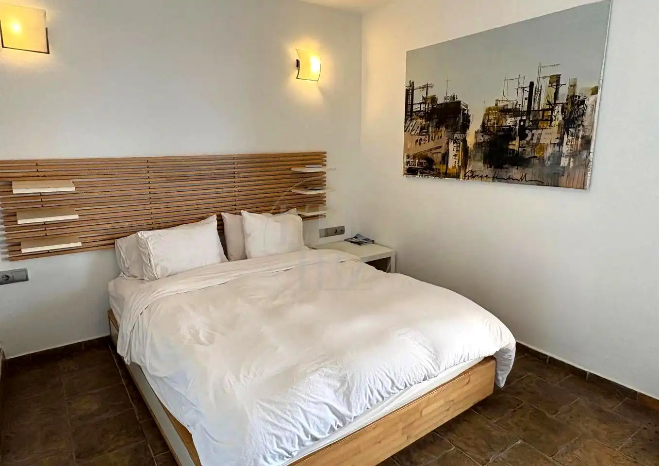 Dormitori de Casa o xalet de lloguer en Santa Eulària des Riu amb Aire condicionat, Jardí privat i Terrassa