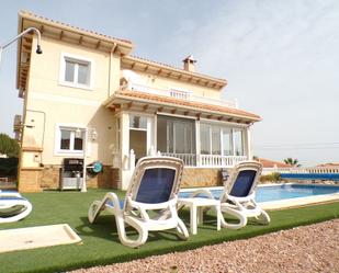 Exterior view of House or chalet for sale in San Miguel de Salinas  with Air Conditioner, Heating and Private garden