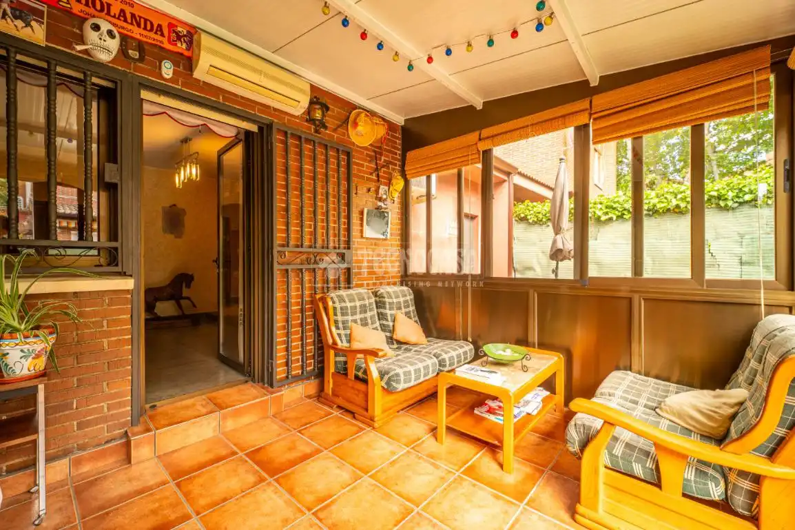 Terraza de Casa adosada en venta en Arganda del Rey con Aire acondicionado y Amueblado
