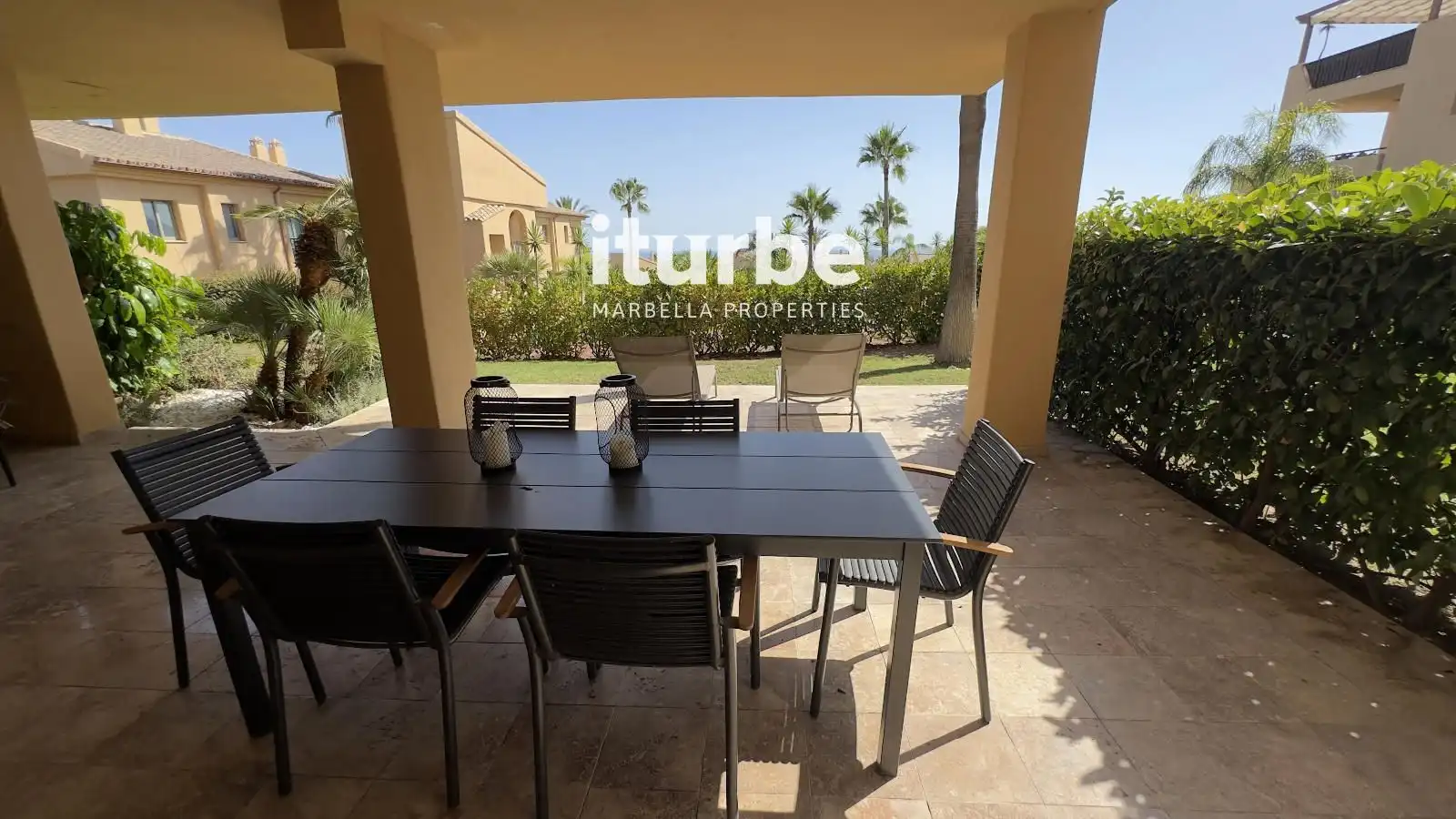 Terrace of Flat for rent in Benahavís  with Air Conditioner, Terrace and Swimming Pool