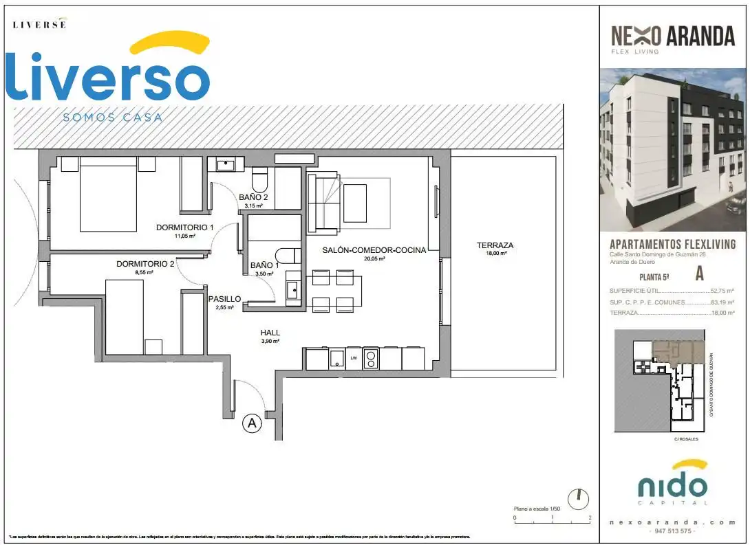 Ático en venta en Aranda de Duero con Calefacción y Terraza