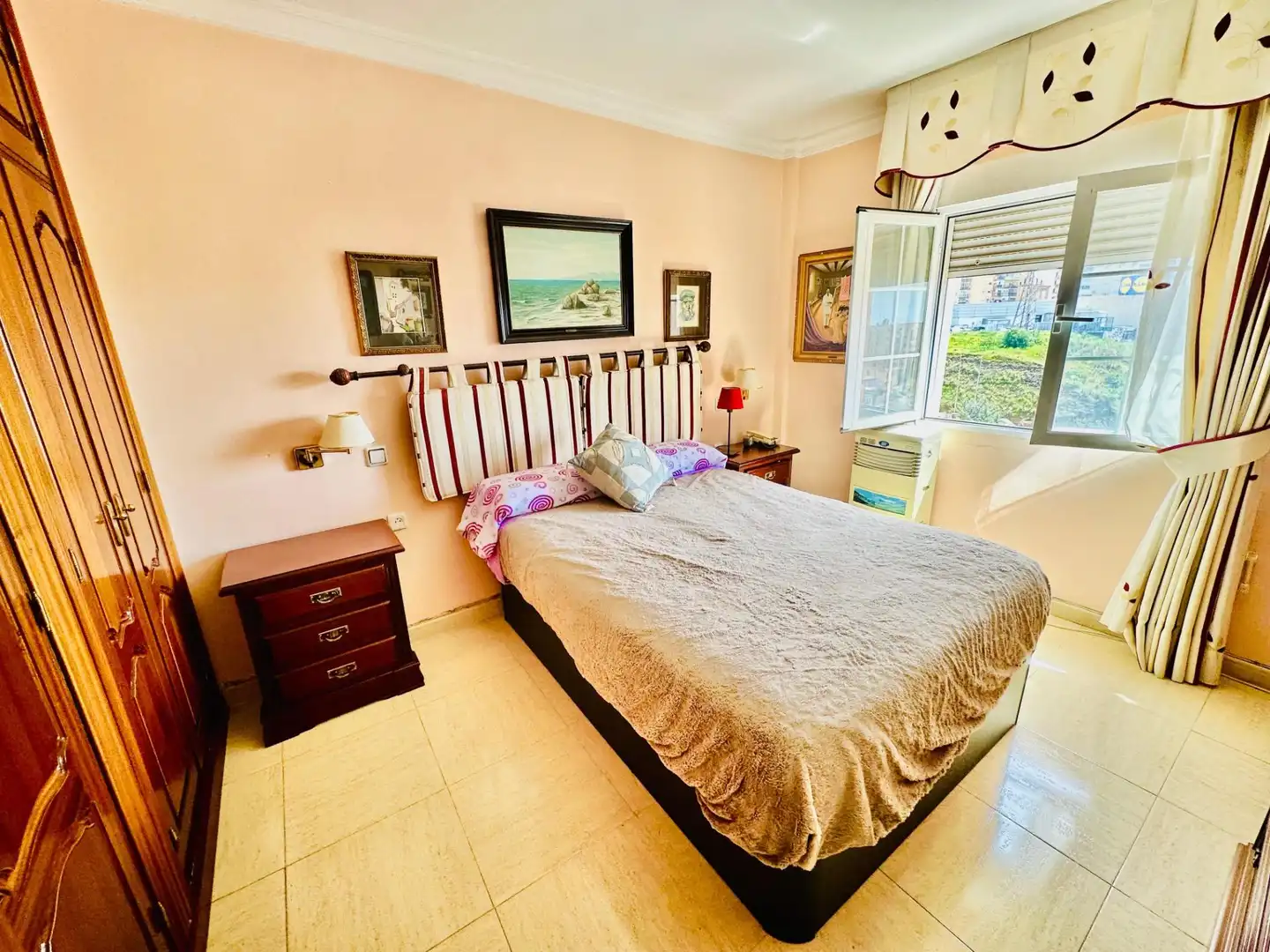 Bedroom of Flat for sale in Málaga  with Air Conditioner