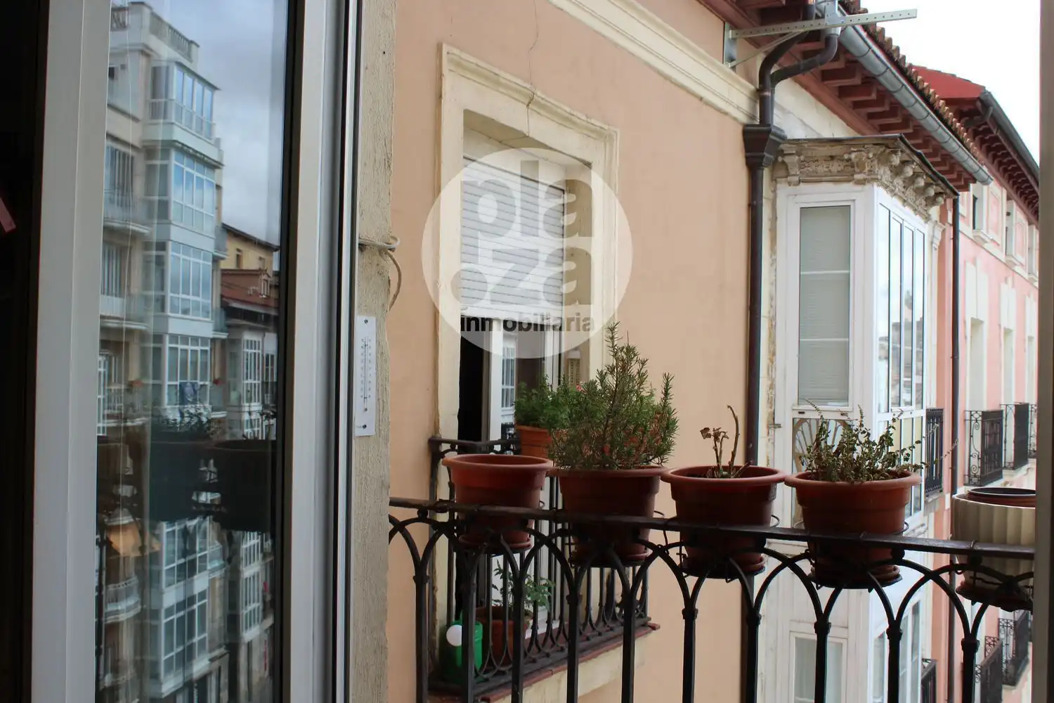 Balcony of Flat for sale in Burgos  with Heating, Terrace and Storage room