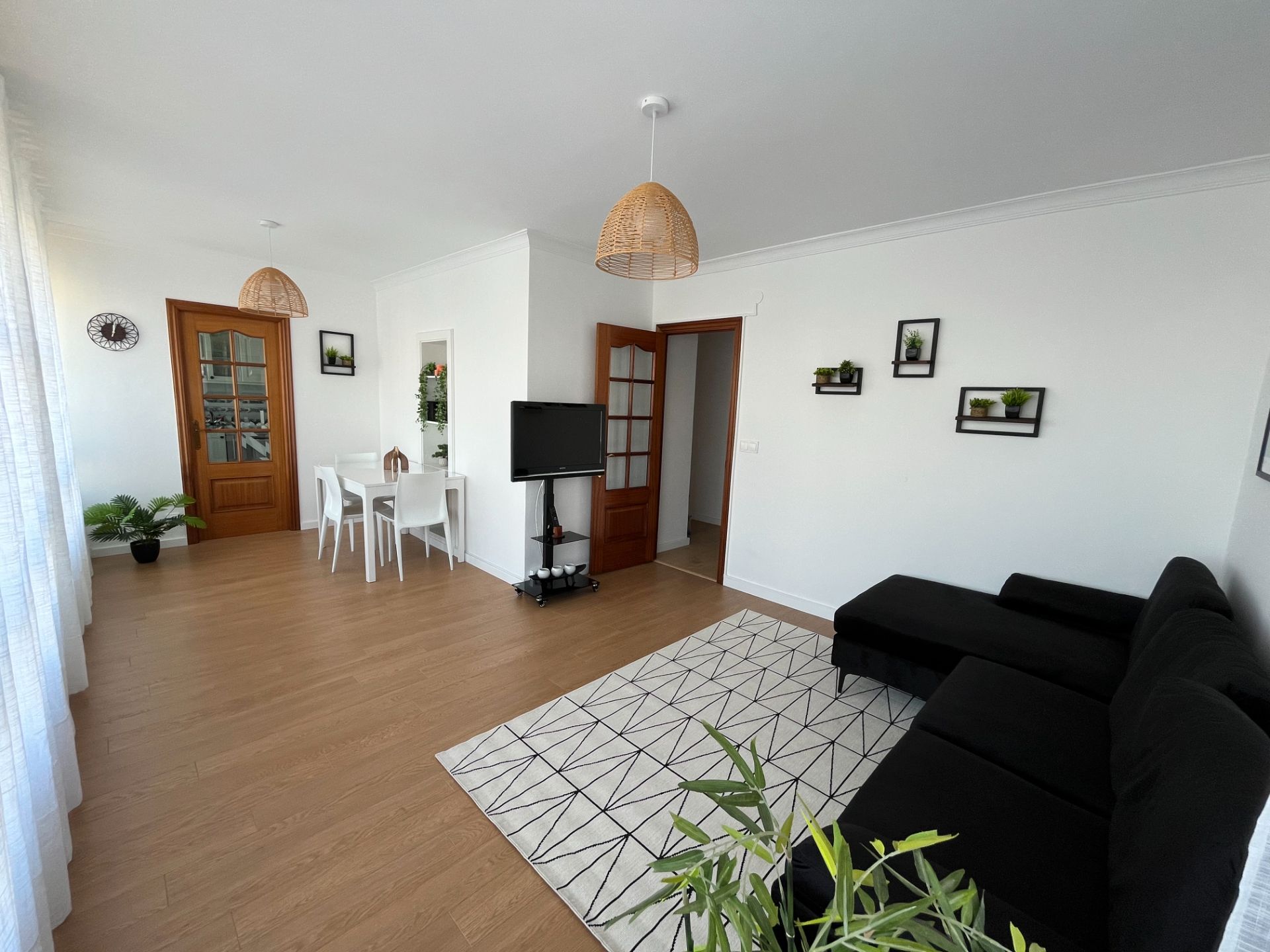 Living room of Flat to rent in Ferrol  with Heating and Furnished