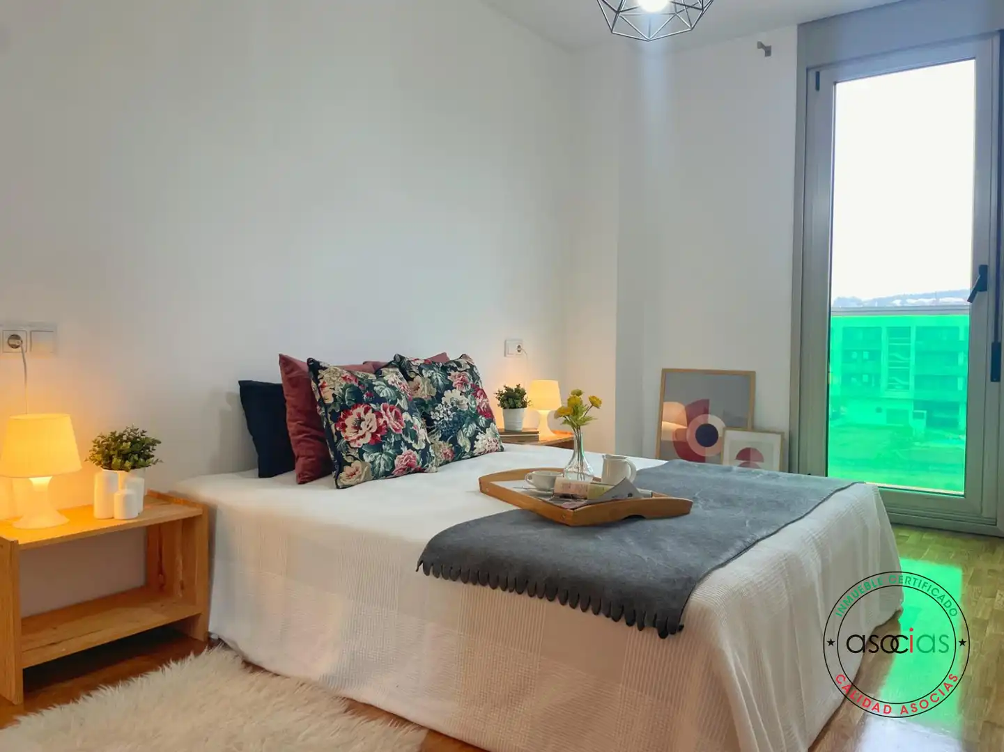 Bedroom of Flat for sale in Gijón   with Heating, Parquet flooring and Storage room