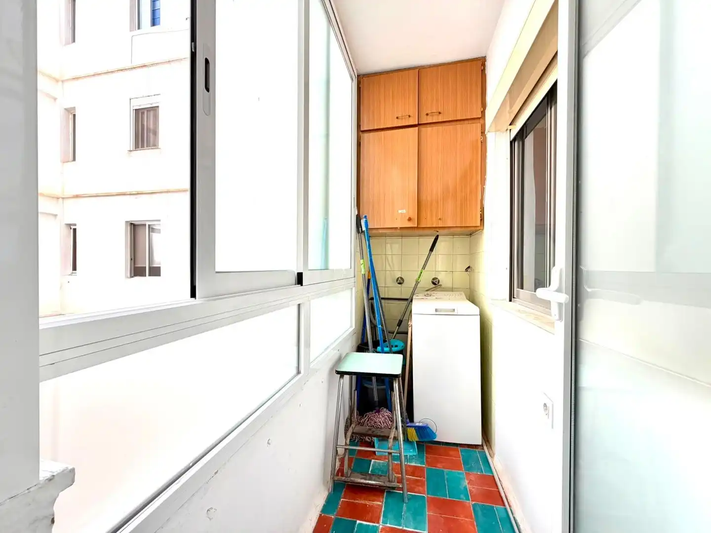 Balcony of Flat for rent in Valencia  with Air Conditioner, Heating and Balcony