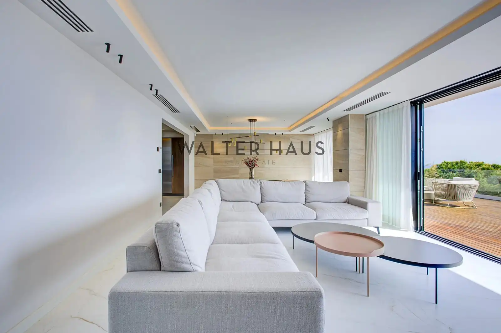 Sala de estar de Casa o chalet en venta en Sant Feliu de Guíxols con Aire acondicionado, Jardín privado y Terraza