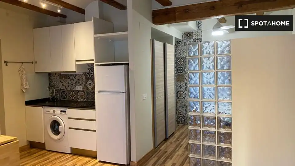Flat with terrace to rent in Extramurs