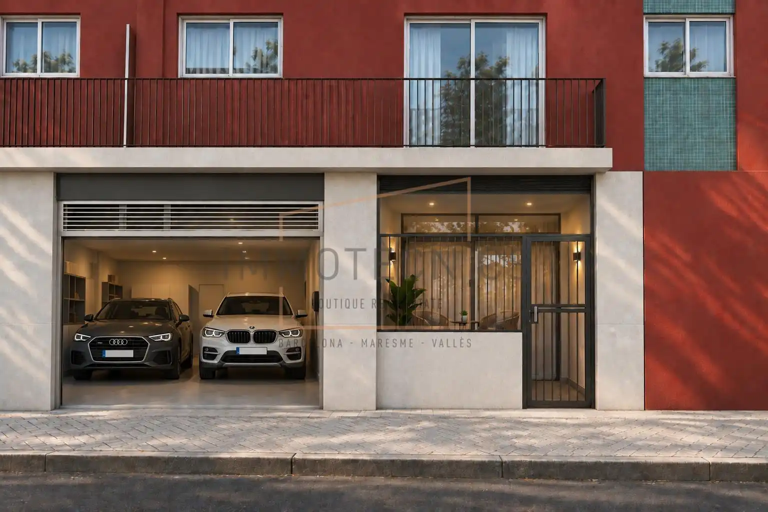 Vista exterior de Planta baja en venta en Granollers con Calefacción y Parquet
