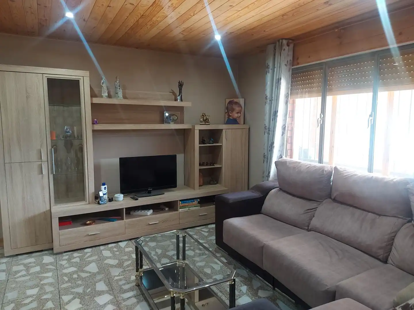 Sala de estar de Casa o chalet en venta en Navas del Rey con Aire acondicionado, Calefacción y Jardín privado