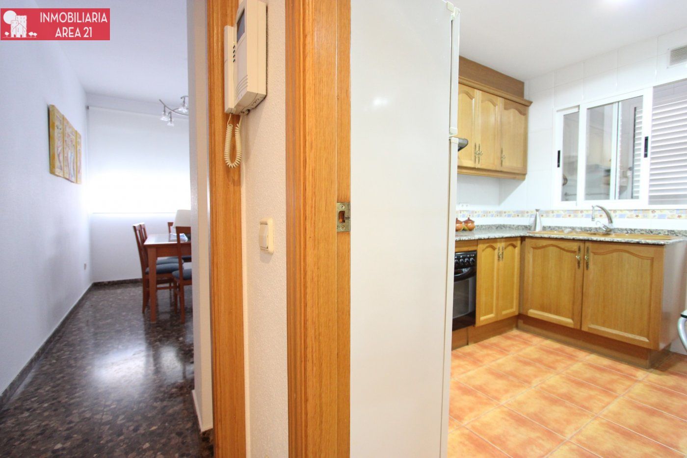 Kitchen of Flat for sale in La Pobla de Vallbona  with Storage room
