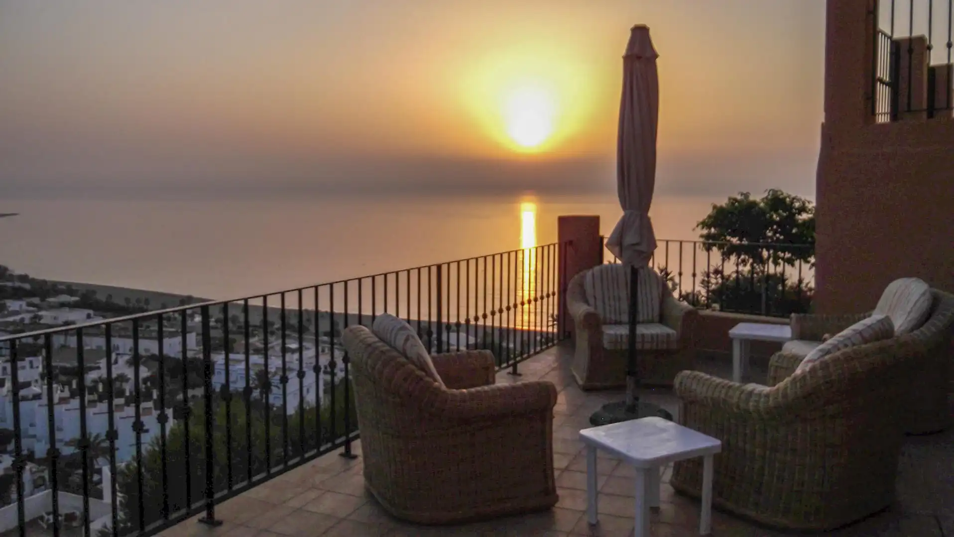 Terraza de Casa o chalet en venta en Mojácar con Aire acondicionado, Terraza y Piscina