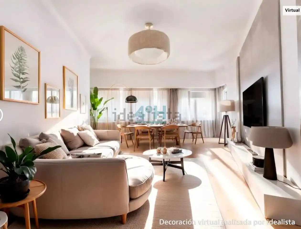Sala de estar de Piso en venta en Ourense Capital  con Calefacción, Parquet y Trastero