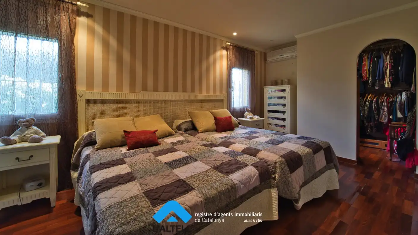 Bedroom of Houses for sale in L'Ametlla del Vallès  with Air Conditioner, Heating and Private garden
