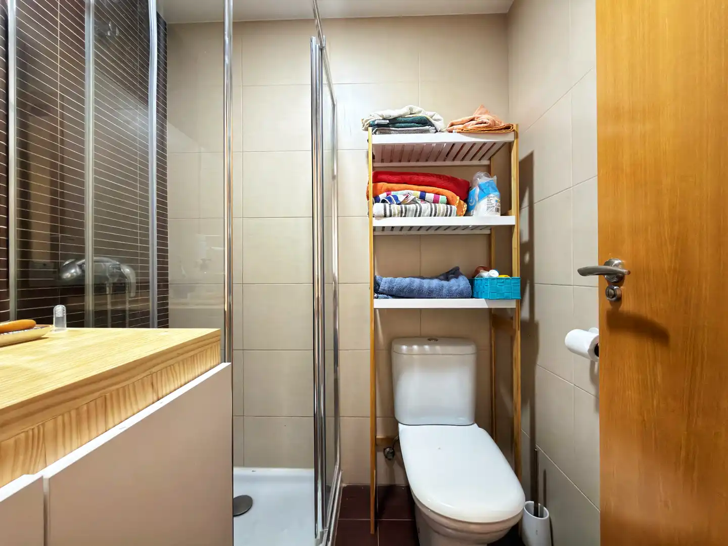 Badezimmer von Dachboden zum Verkauf in Castellón de la Plana / Castelló de la Plana mit Terrasse, Möbliert und Ofen