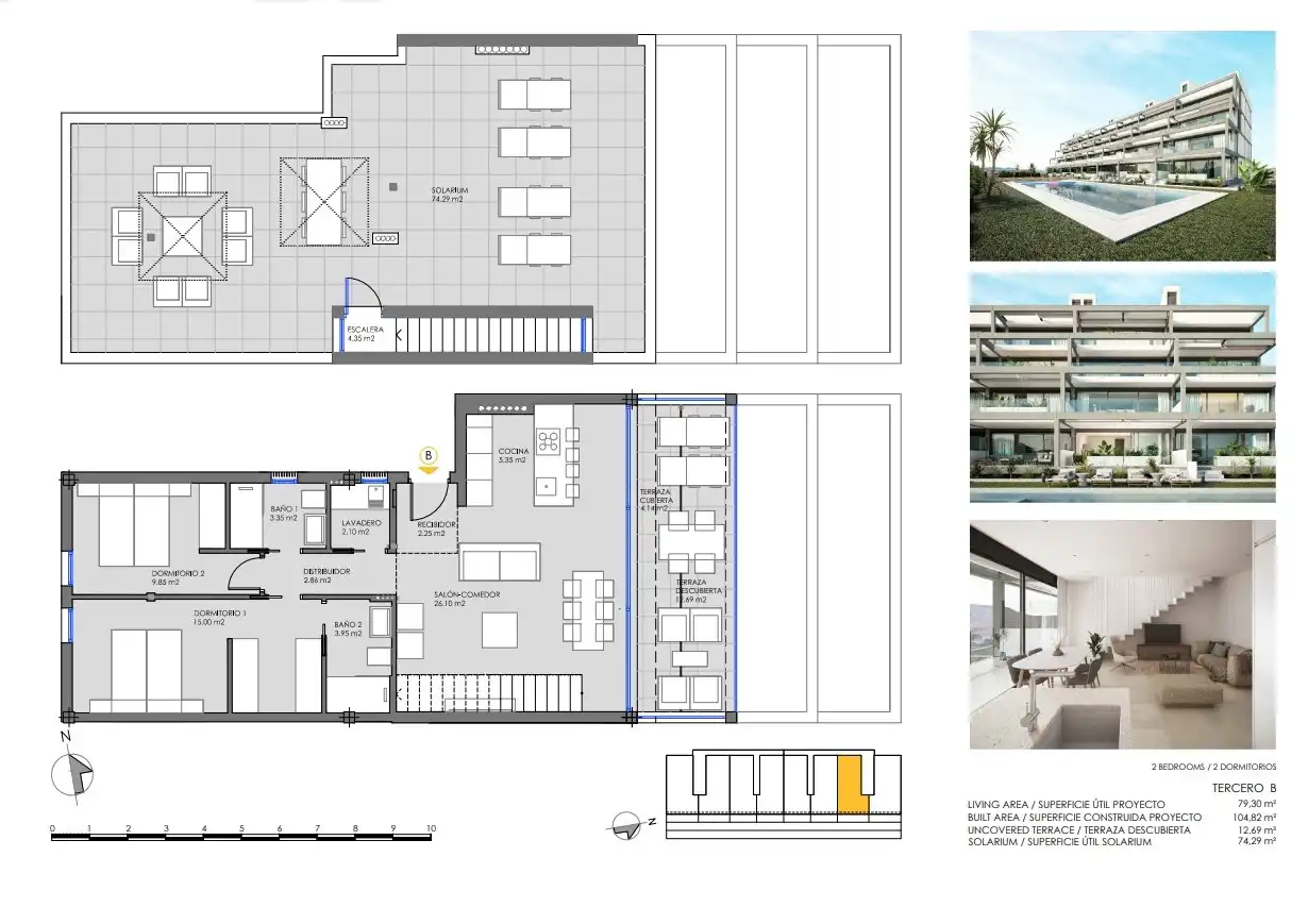 Apartament amb terrassa en venda a Mar Menor de Cartagena – Cabo de Palos, imagen 36