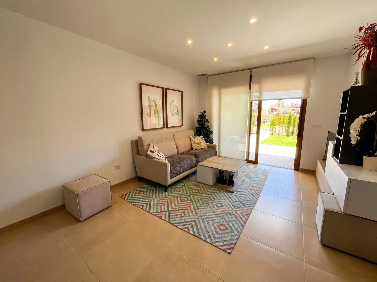 Living room of Apartments for rent in Orihuela  with Air Conditioner, Terrace and Furnished
