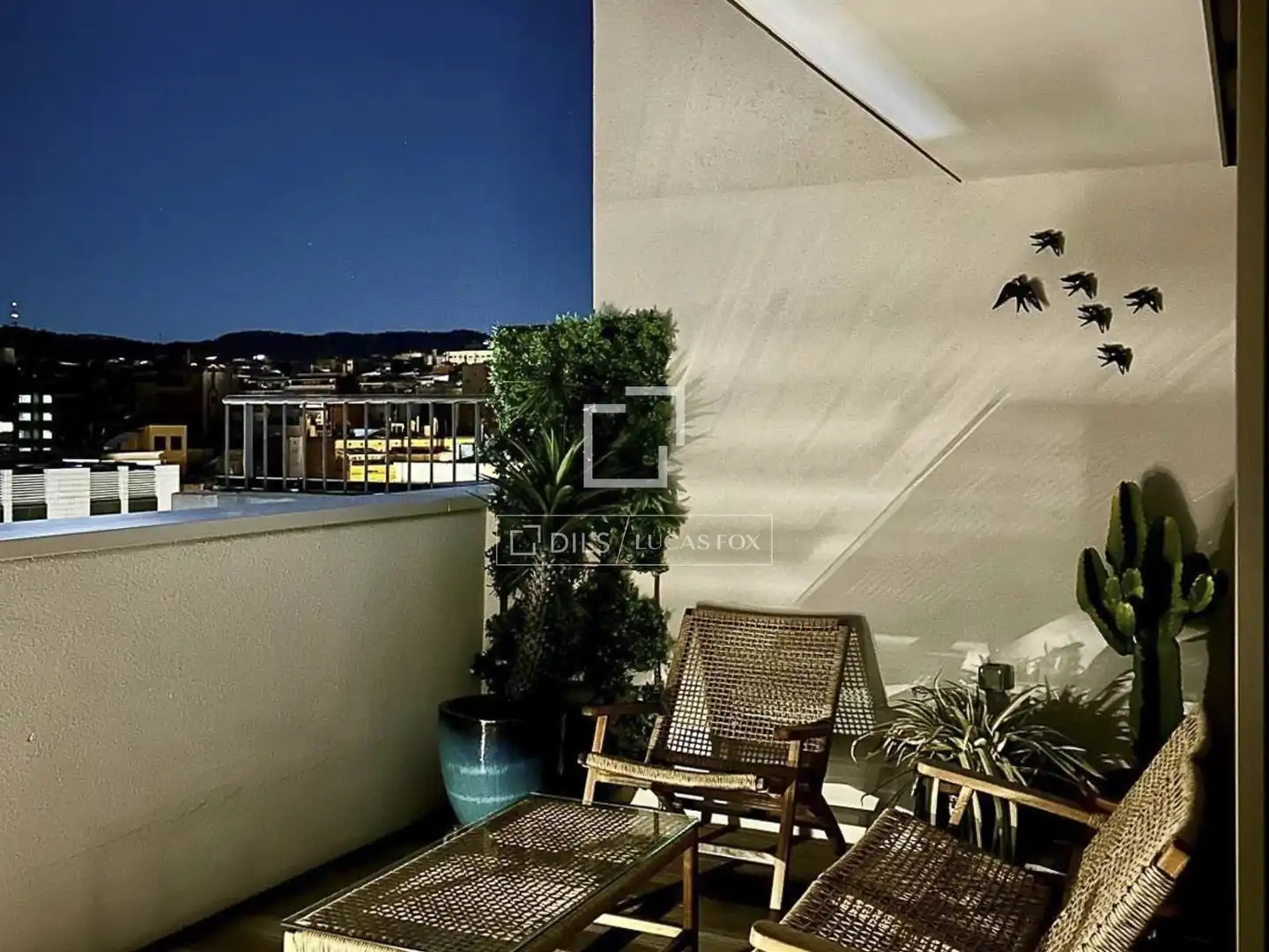 Terrasse von Dachboden zum Verkauf in Barcelona mit Klimaanlage, Heizung und Terrasse