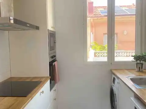 Kitchen of Flat for rent in  Valencia Capital  with Air Conditioner