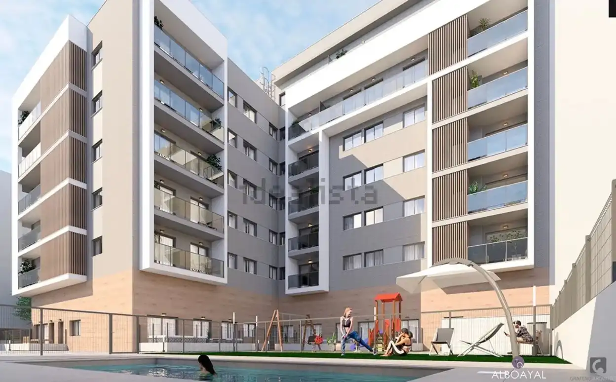 Exterior view of Flat for sale in Albal  with Air Conditioner, Heating and Private garden