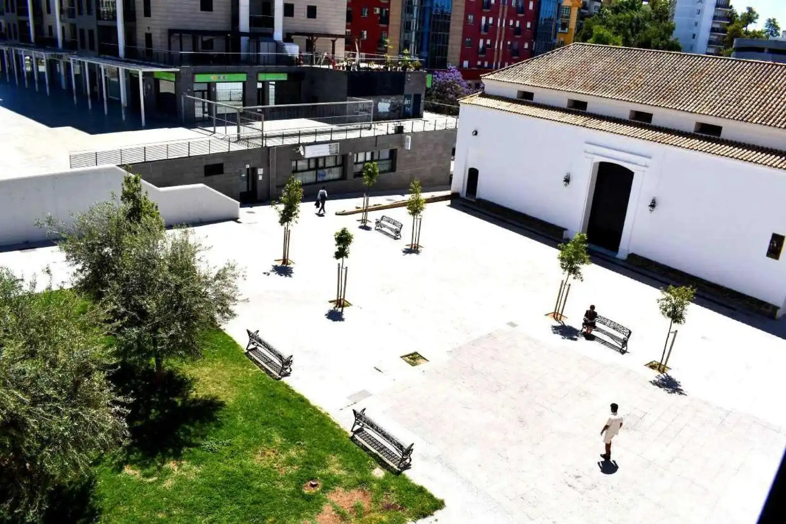 Vista exterior de Piso de alquiler en Huelva con Aire acondicionado y Amueblado
