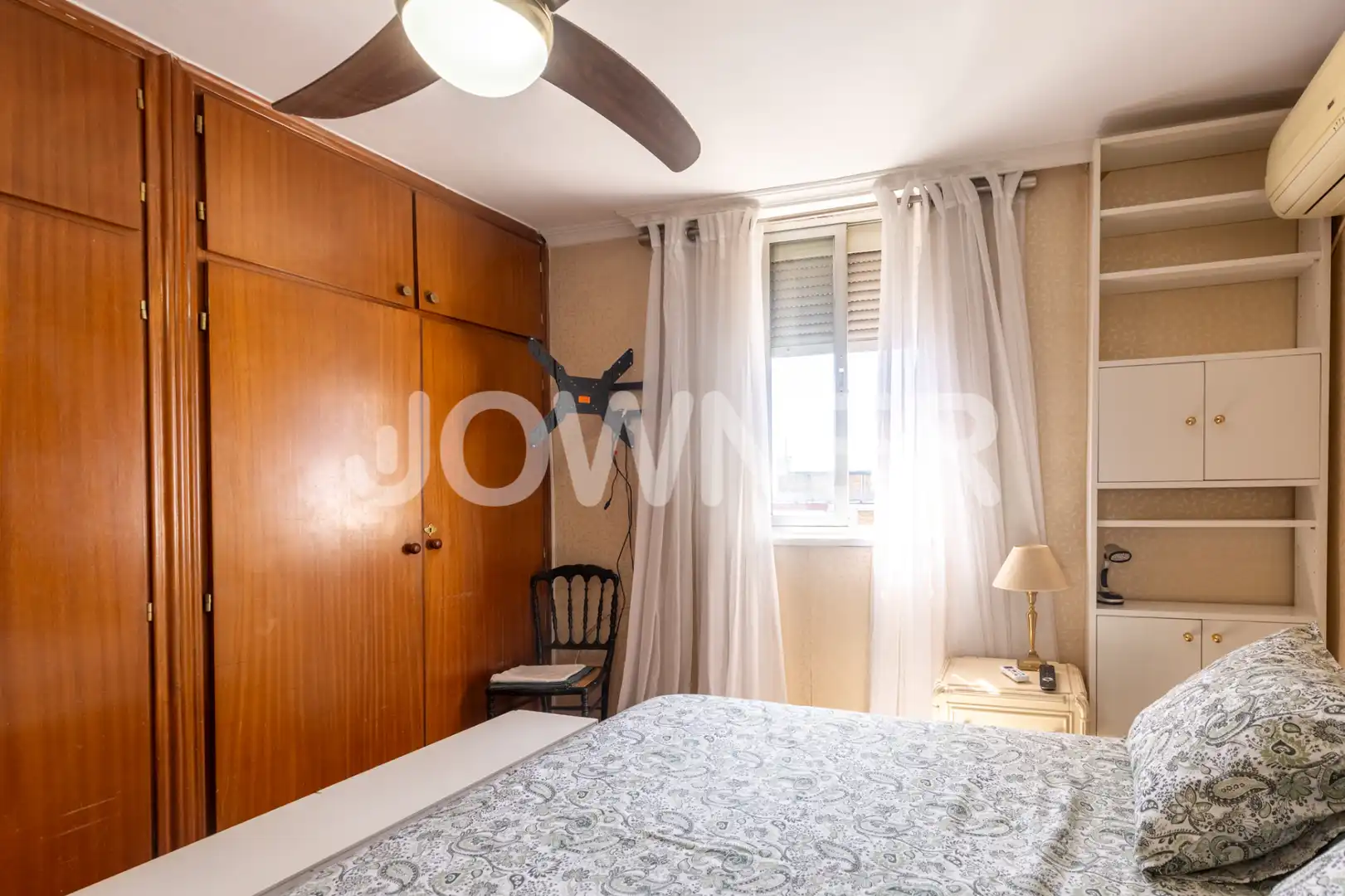 Bedroom of Flat for rent in Madrid  with Air Conditioner, Heating and Furnished