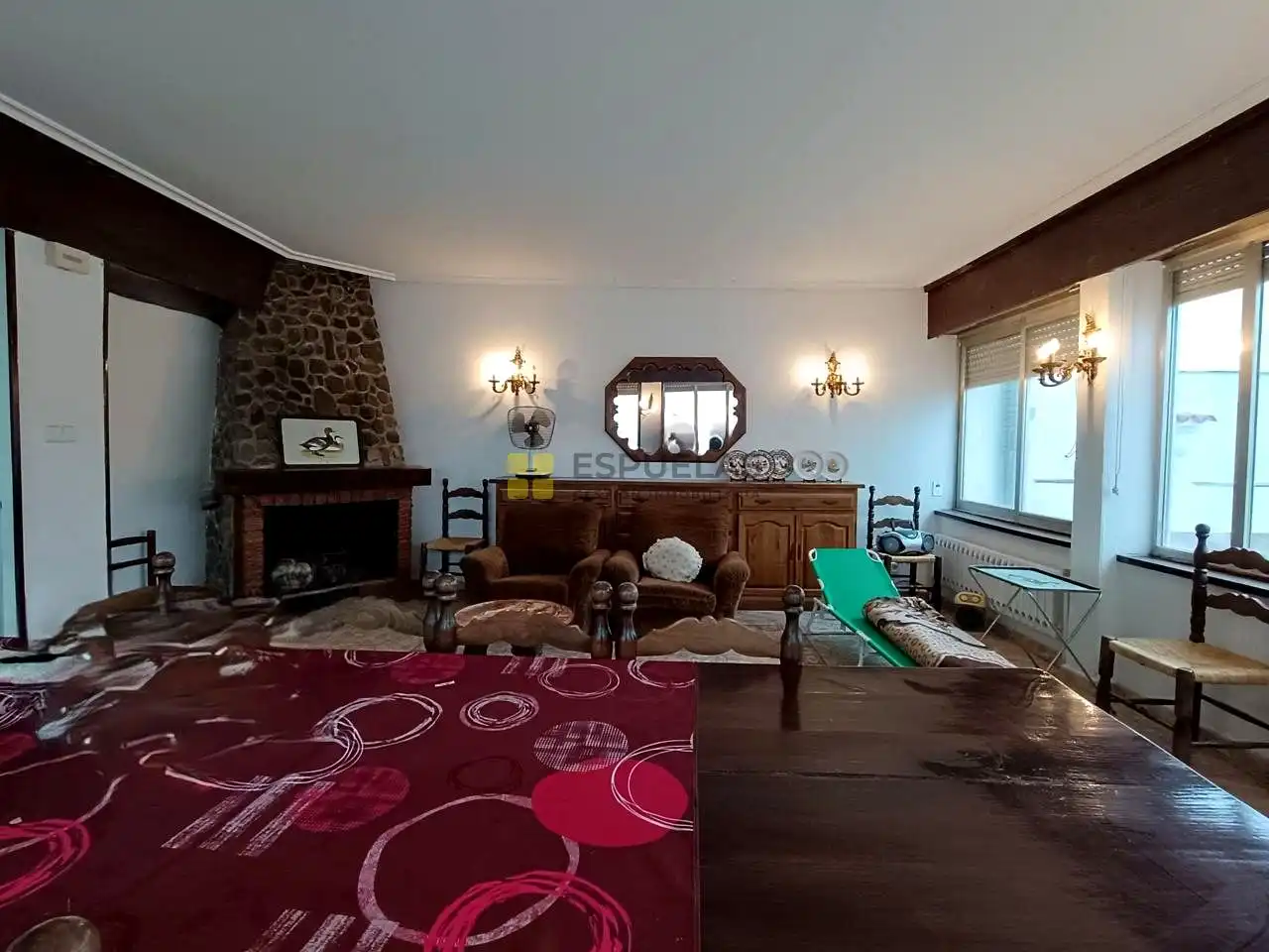 Sala de estar de Casa adosada en venta en Igea con Calefacción, Terraza y Trastero
