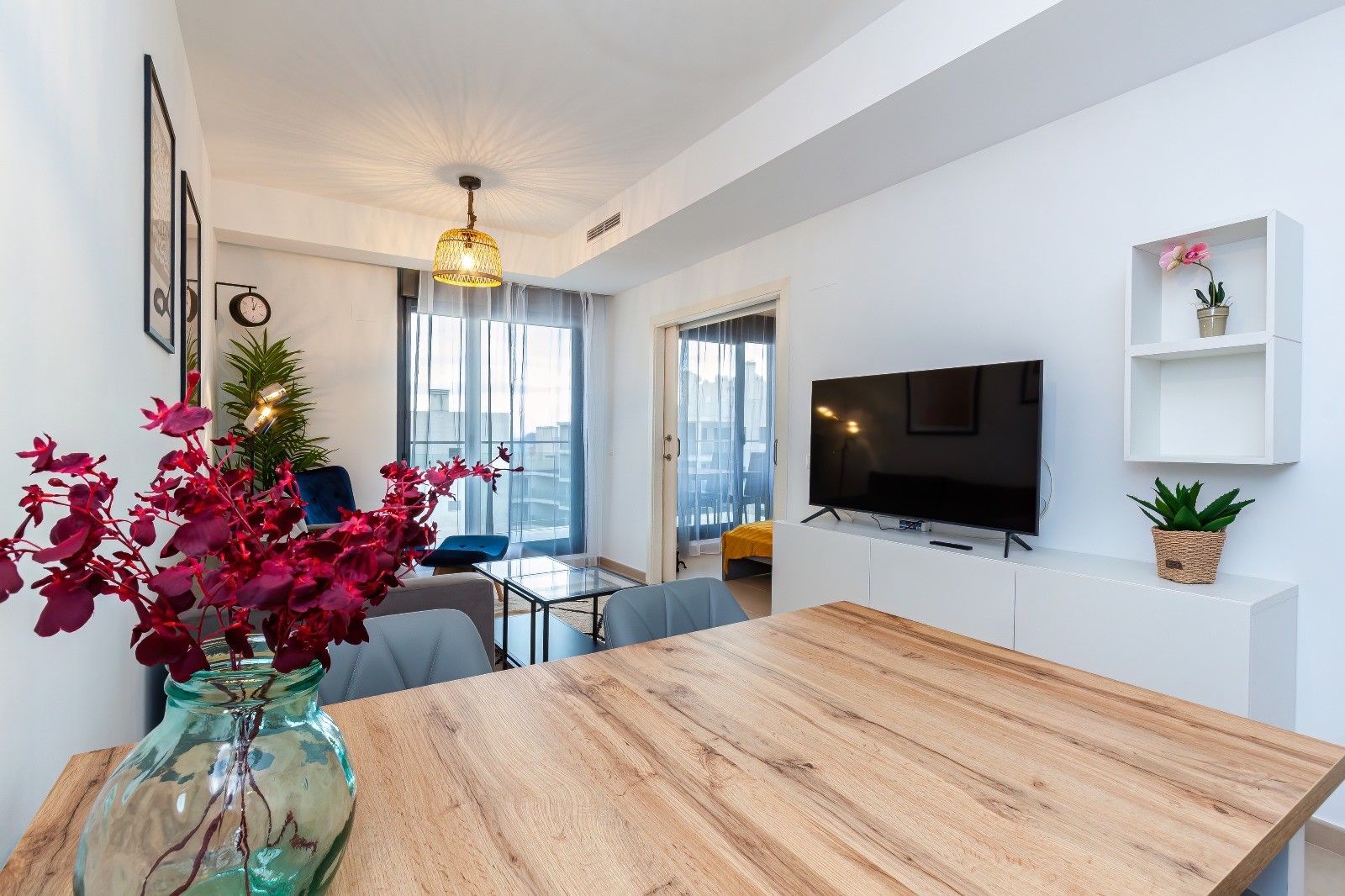 Living room of Apartment for sale in Villajoyosa / La Vila Joiosa  with Air Conditioner, Heating and Terrace