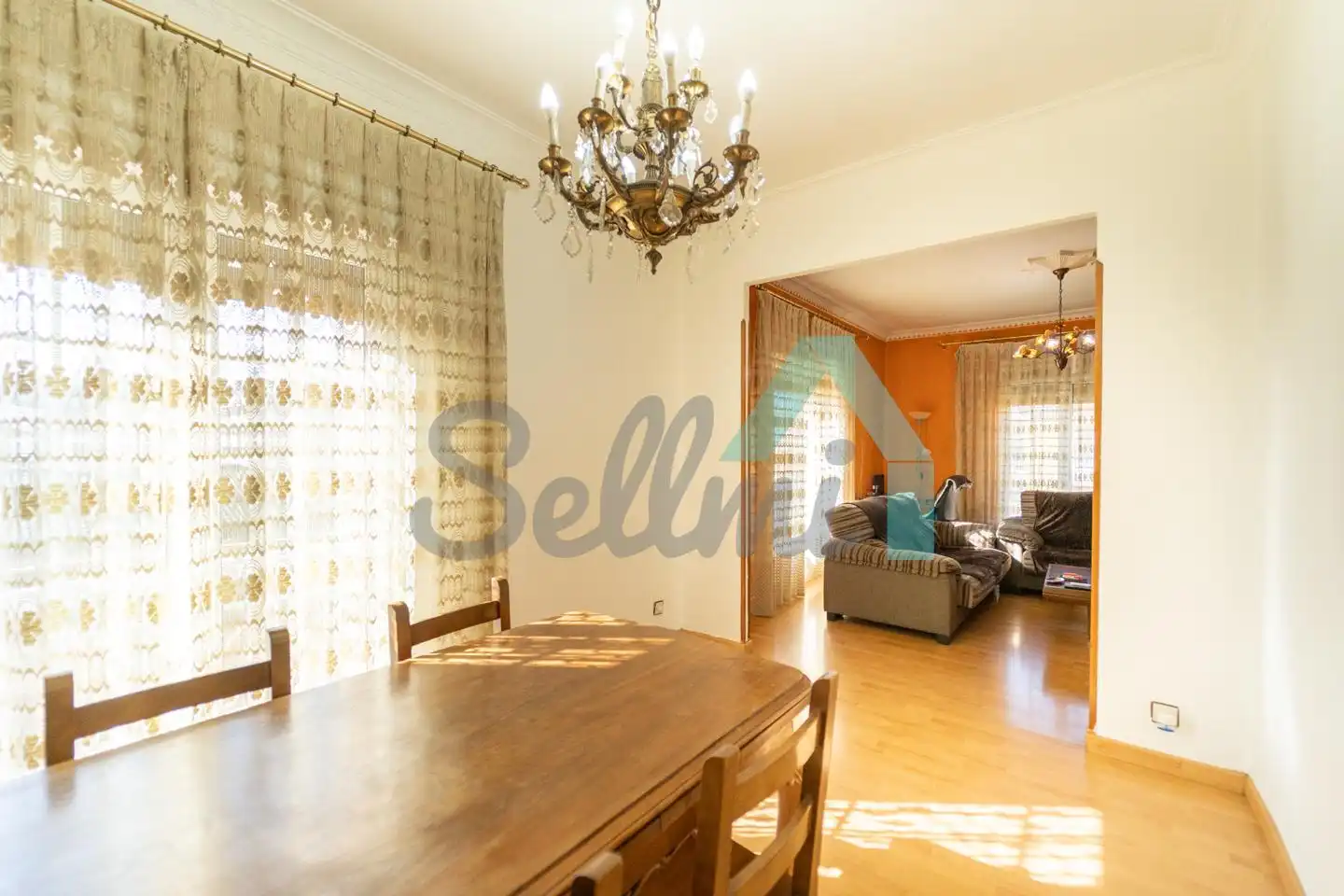 Esszimmer von Wohnung zum Verkauf in Oviedo  mit Heizung, Parkett und Terrasse