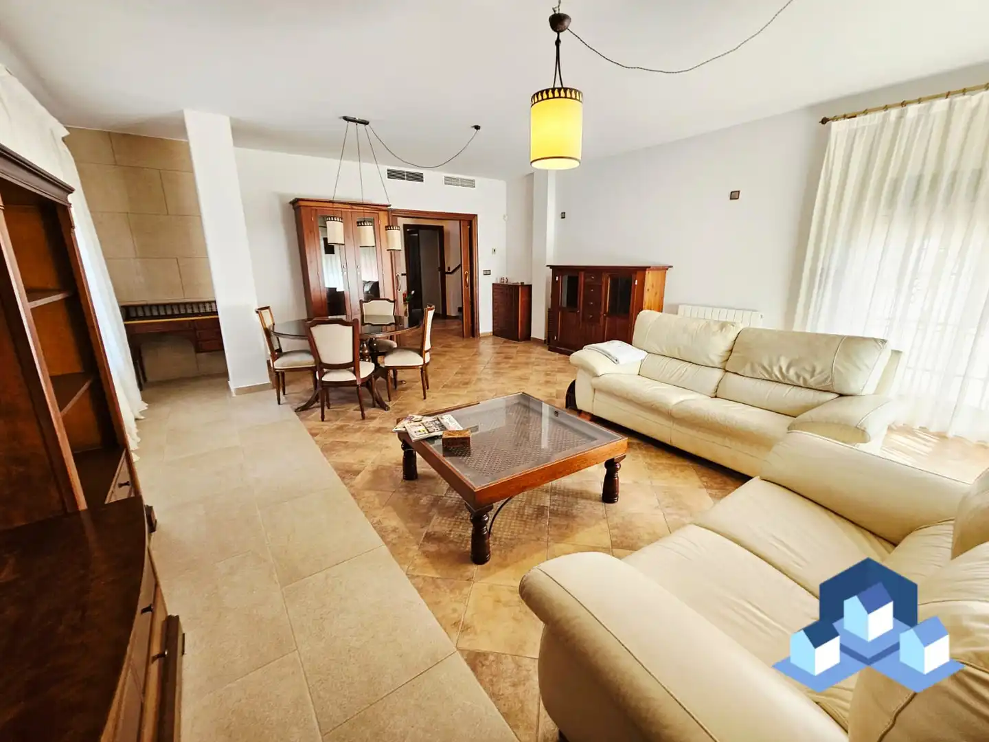 Sala de estar de Casa o chalet en venta en Lorca con Aire acondicionado, Calefacción y Jardín privado
