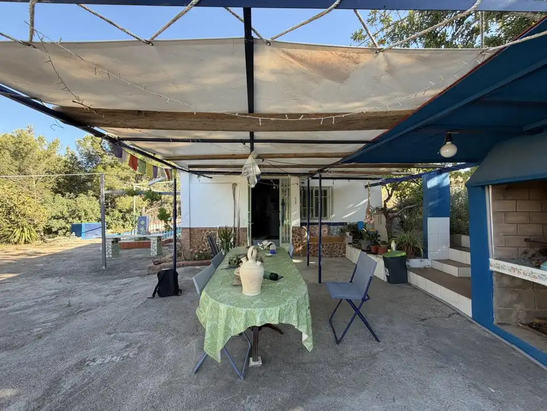 Terrassa de Finca rústica en venda en Pedralba amb Calefacció, Jardí privat i Terrassa