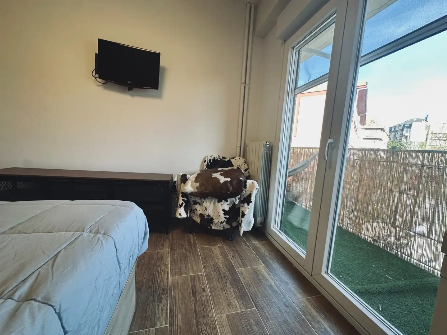 Terraza de Piso de alquiler en Zaragoza con Calefacción, Amueblado y Horno