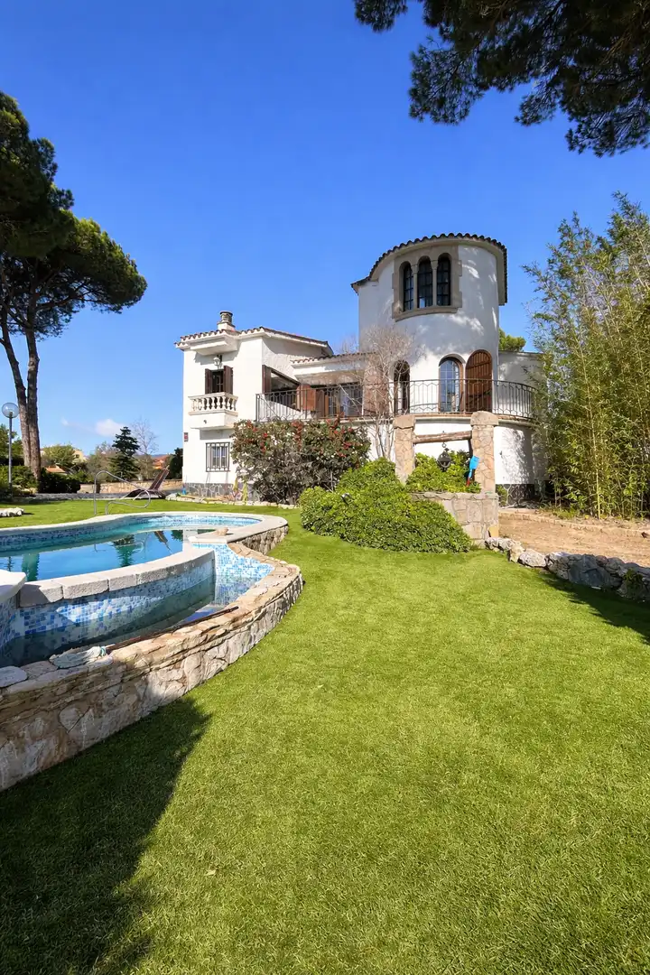 Jardín de Casa o chalet en venta en Santa Coloma de Farners con Calefacción, Jardín privado y Terraza