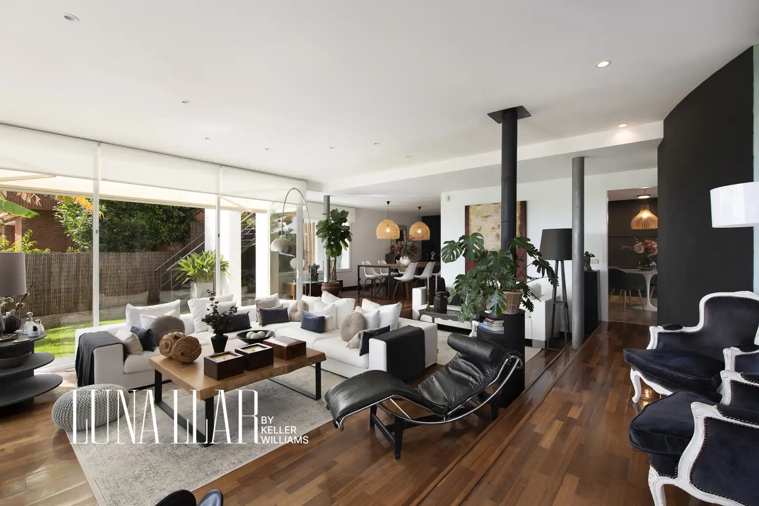 Sala de estar de Casa o chalet en venta en Castelldefels con Aire acondicionado, Calefacción y Parquet