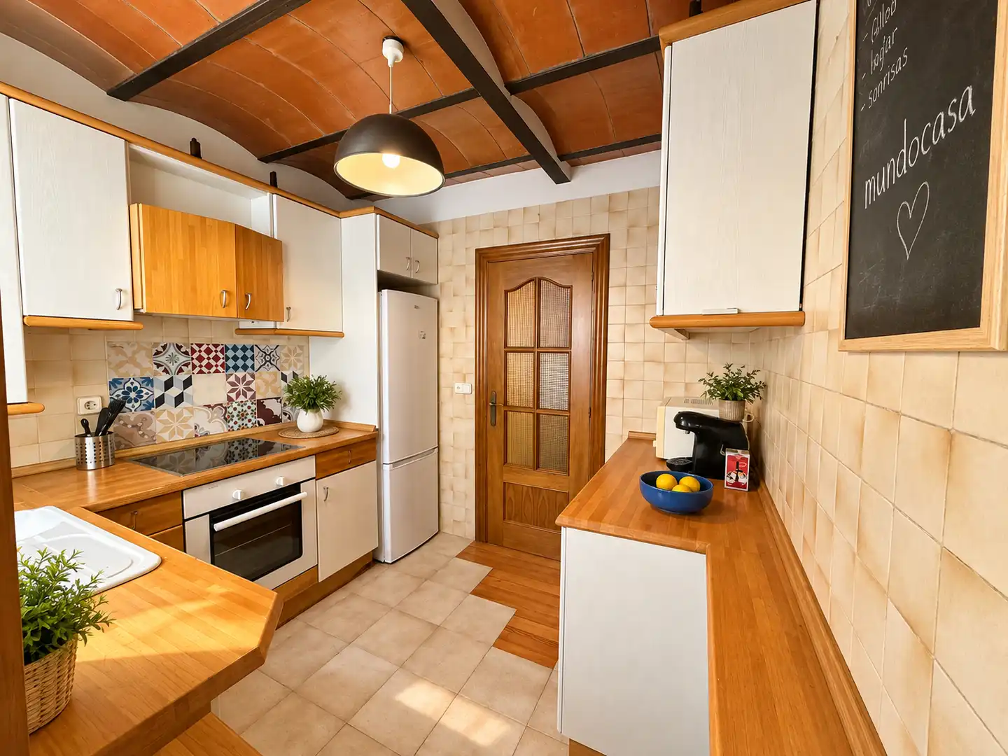 Küche von Maisonette zum Verkauf in Zaragoza mit Heizung, Parkett und Terrasse