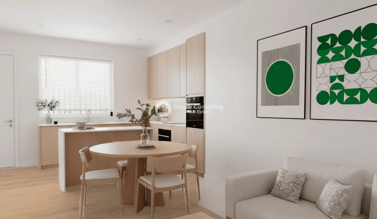 Cocina de Apartamento en venta en Los Alcázares con Calefacción, Terraza y Trastero