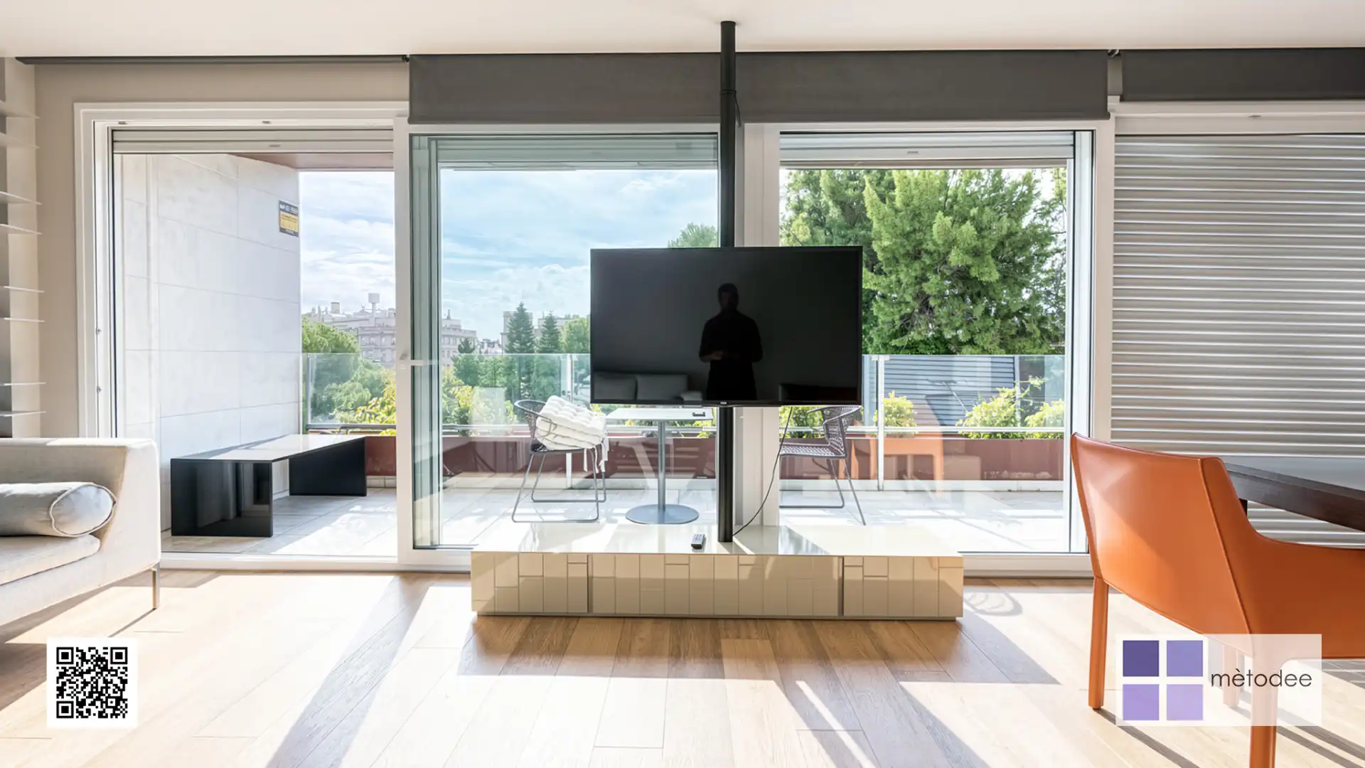 Sala de estar de Piso en venta en Sarrià - Sant Gervasi